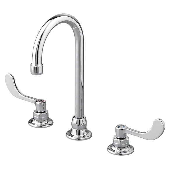 American Standard Monterrey® 8-Inch Widespread Gooseneck Faucet With Wrist Blade Handles