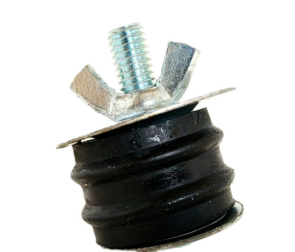 LASCO Economy Rubber Test Plug with Easy Grip Wing Nut, 1 1/2-Inch