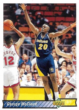 1992-93 Upper Deck Basketball Card #167 George McCloud