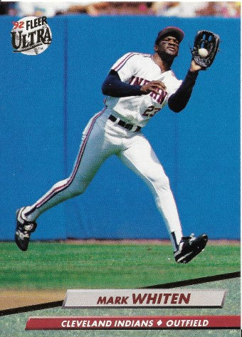 1992 Fleer Ultra Baseball Card #55 Mark Whiten