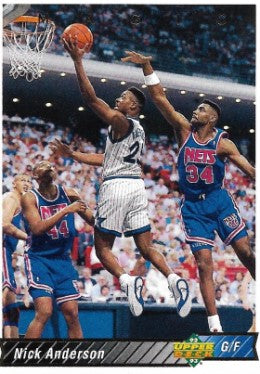 1992-93 Upper Deck Basketball Card #161 Nick Anderson