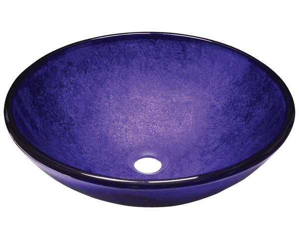 MR Direct 642 Foil Undertone Purple Glass Vessel Sink